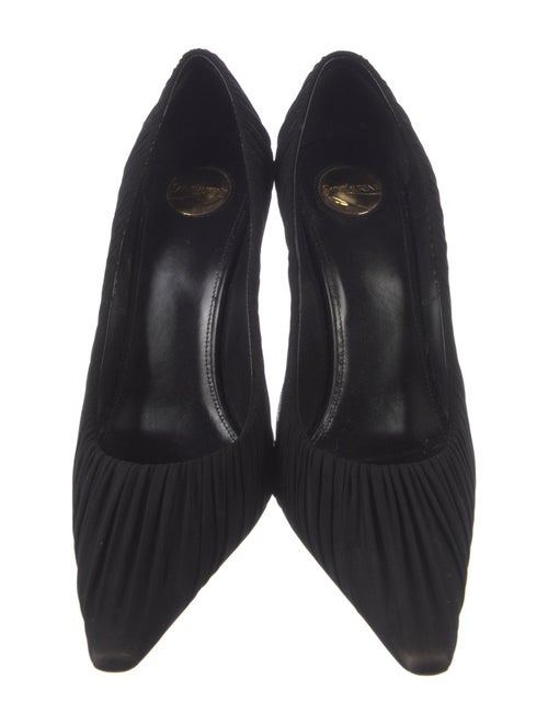 Saint Laurent New Tights Draped Pump Pleated Accents Pumps