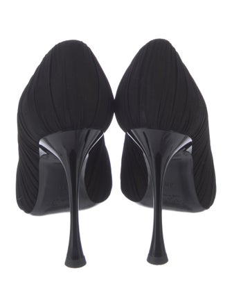Saint Laurent New Tights Draped Pump Pleated Accents Pumps