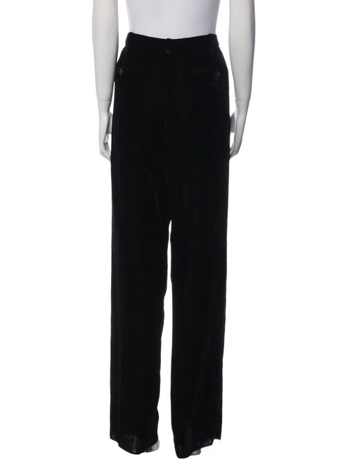 Saint Laurent Velvet Straight Leg Pants