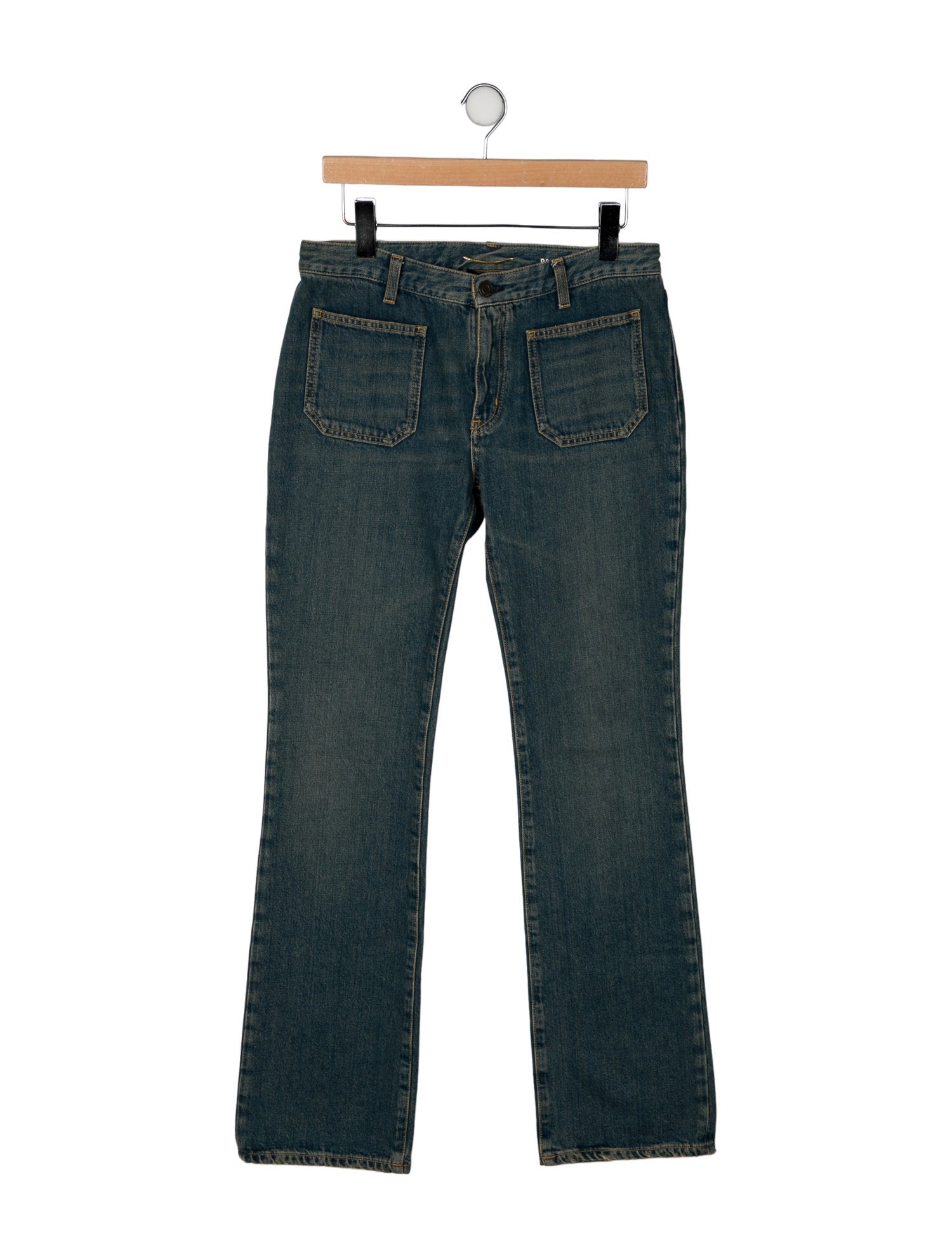 Saint Laurent 2014-2015 Wide Leg Jeans