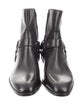 Saint Laurent Leather Moto Boots