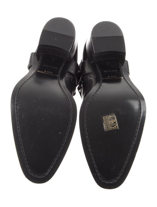 Saint Laurent Leather Moto Boots