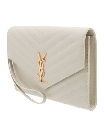 Saint Laurent Leather Cassandre 2024