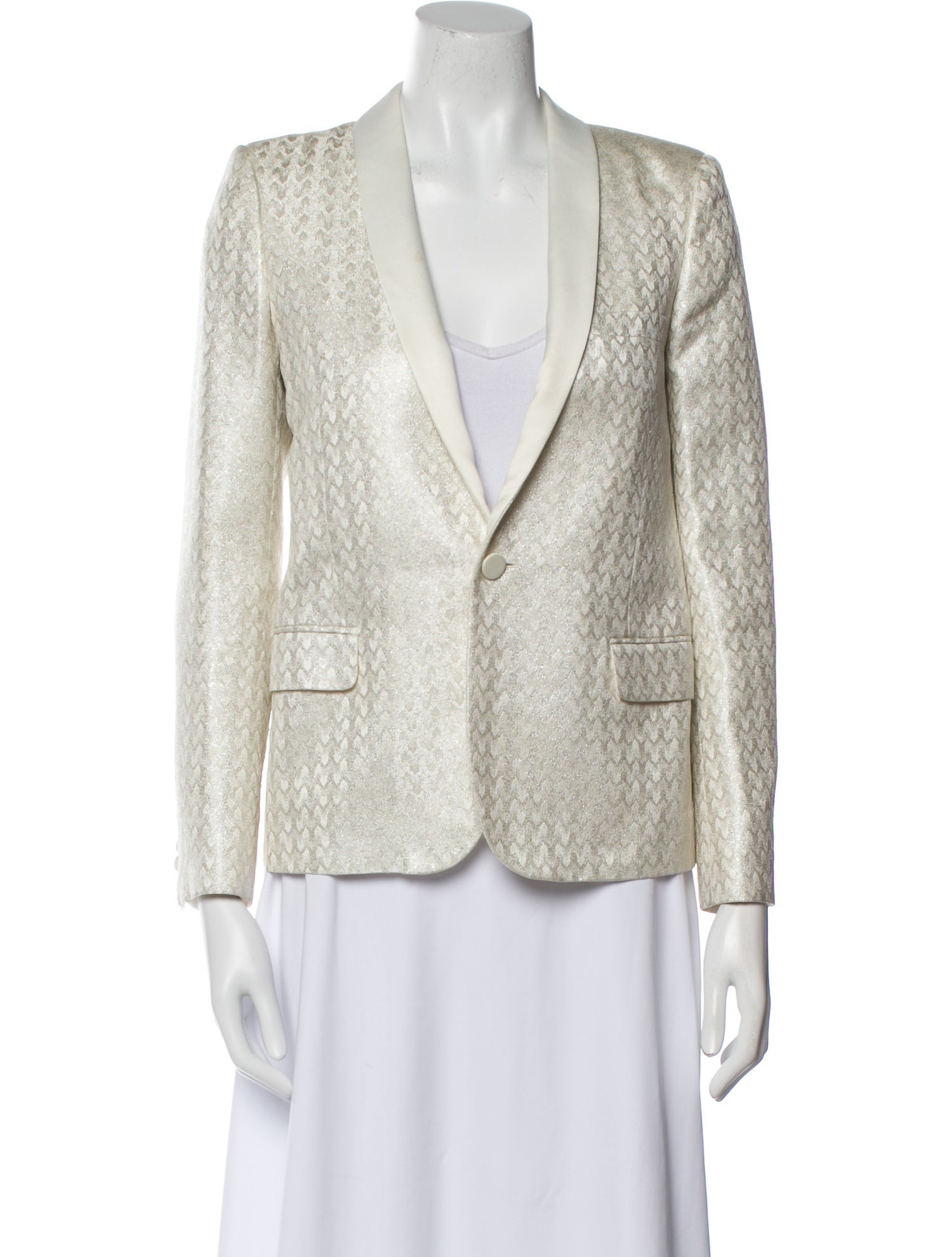 Saint Laurent Printed Blazer