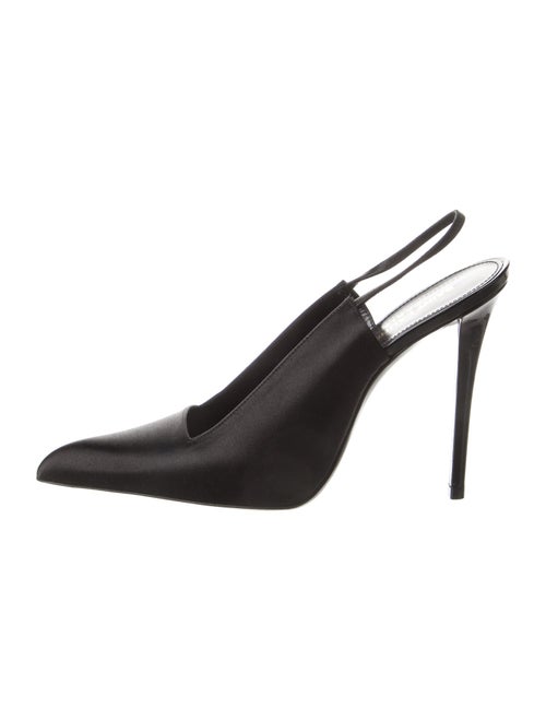 Saint Laurent Satin Slingback Pumps