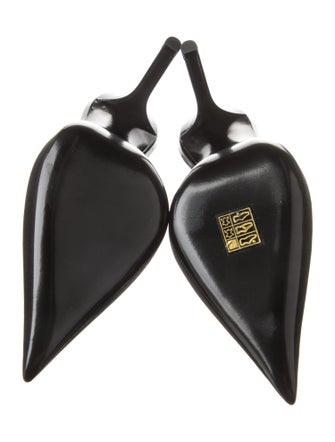 Saint Laurent Satin Slingback Pumps