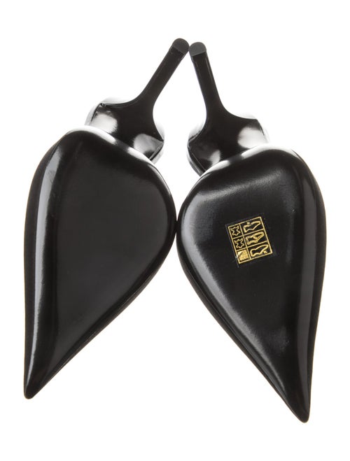 Saint Laurent Satin Slingback Pumps