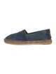 Saint Laurent Denim Embroidered Accent Espadrilles