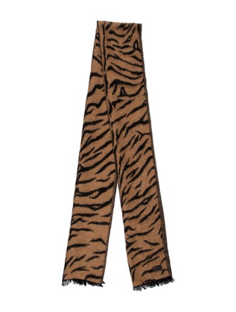 Saint Laurent Printed Scarf