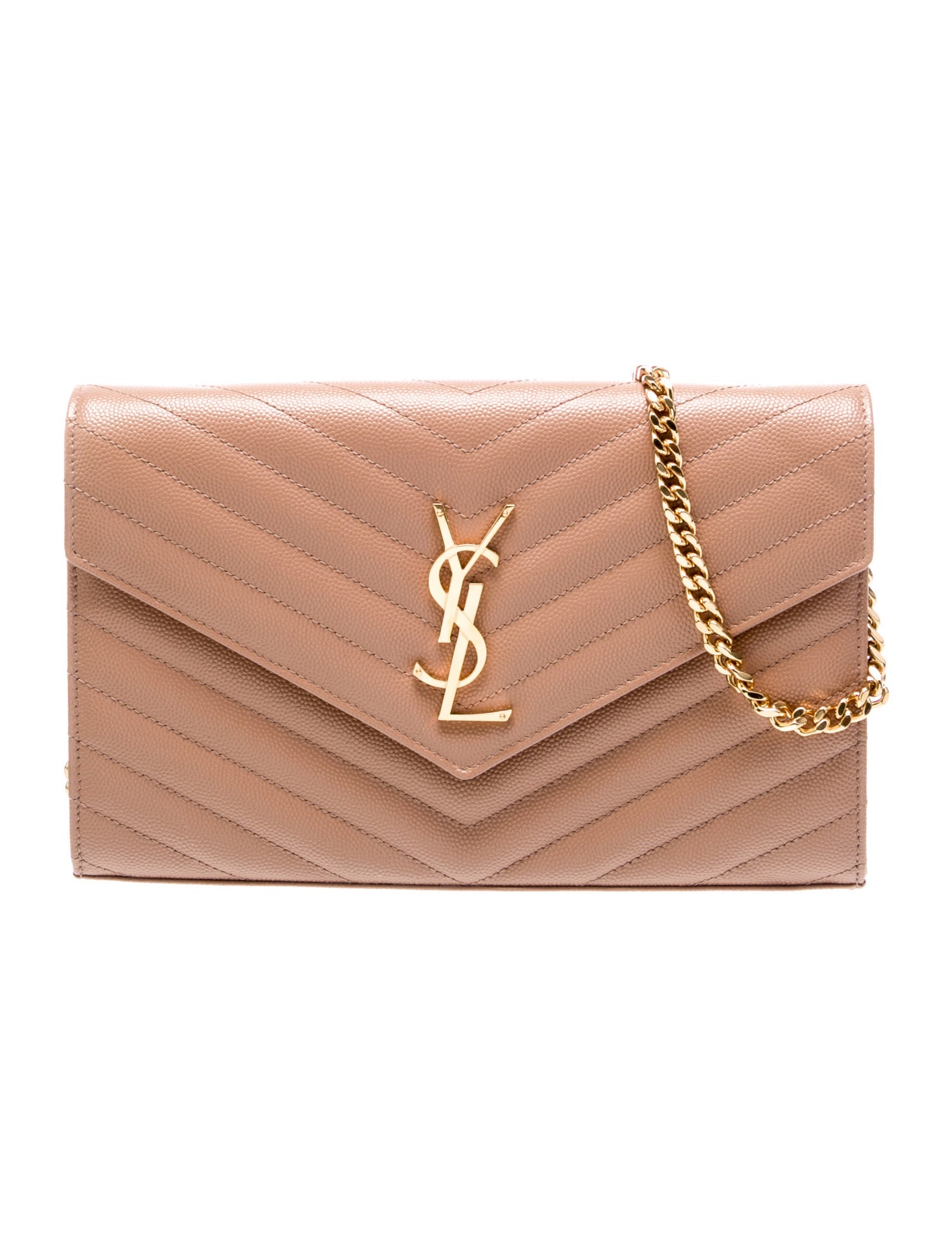 Saint Laurent Leather Cassandre 2022