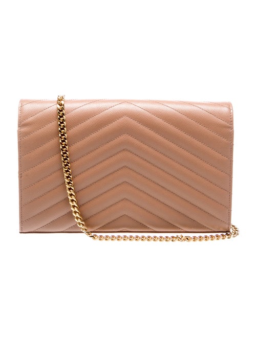 Saint Laurent Leather Cassandre 2022