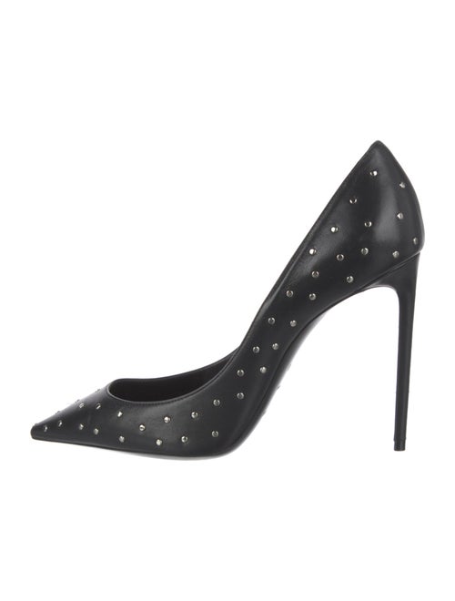 Saint Laurent Leather Studded Accents Pumps