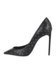 Saint Laurent Leather Studded Accents Pumps
