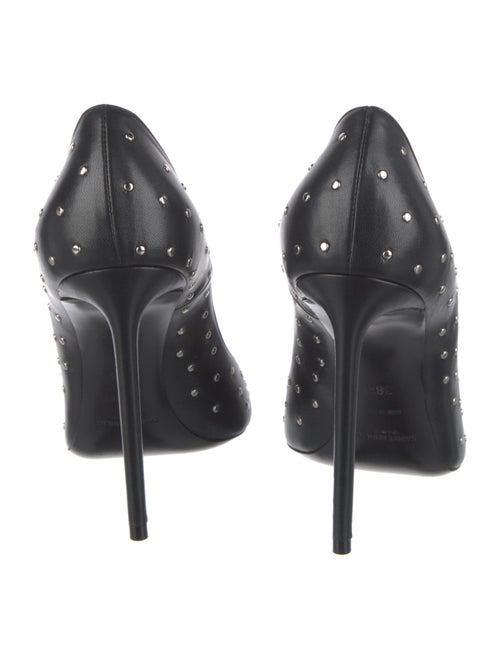 Saint Laurent Leather Studded Accents Pumps