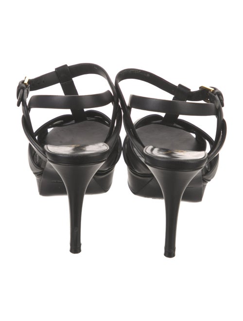 Saint Laurent Leather T-Strap Pumps