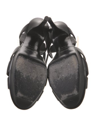 Saint Laurent Leather T-Strap Pumps