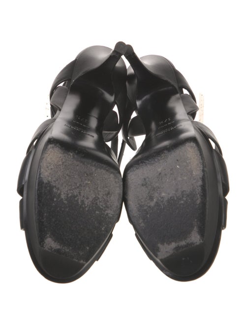 Saint Laurent Leather T-Strap Pumps