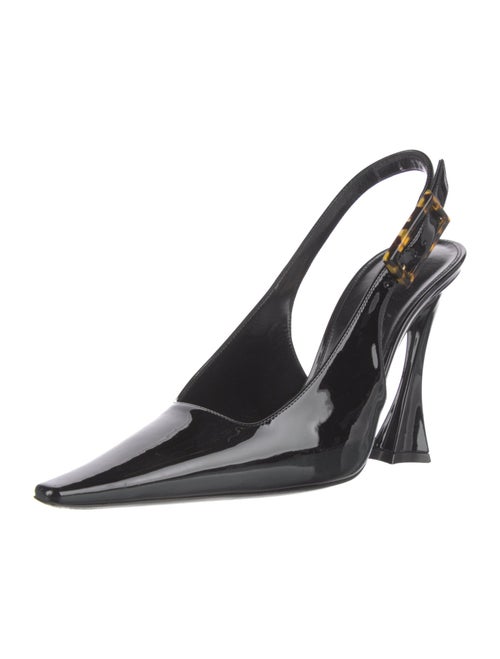 Saint Laurent Dune Slingback Pump Patent Leather Slingback Pumps