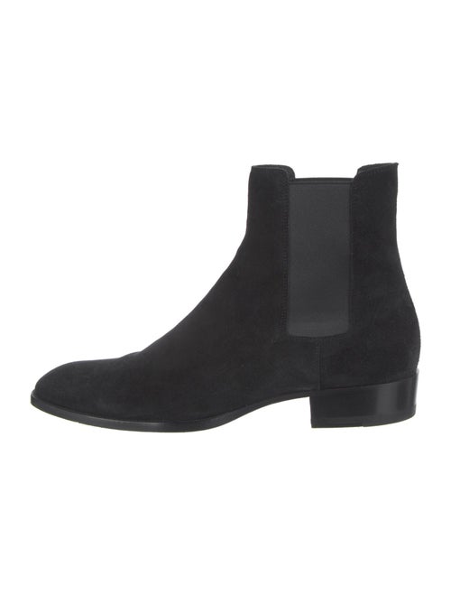 Saint Laurent Wyatt Chelsea Boot Suede Chelsea Boots