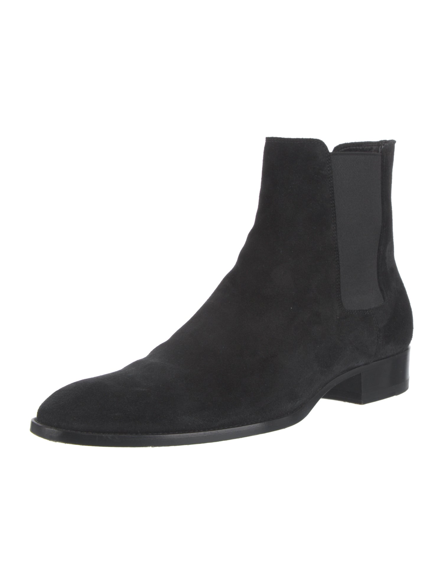 Saint Laurent Wyatt Chelsea Boot Suede Chelsea Boots