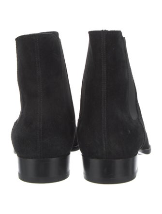 Saint Laurent Wyatt Chelsea Boot Suede Chelsea Boots