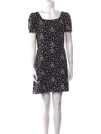 Saint Laurent Printed Mini Dress