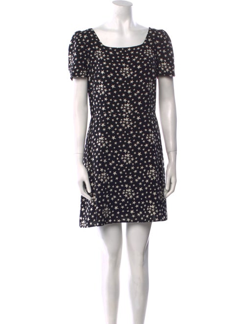 Saint Laurent Printed Mini Dress