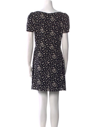 Saint Laurent Printed Mini Dress