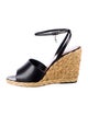 Saint Laurent Leather Colorblock Pattern Espadrilles