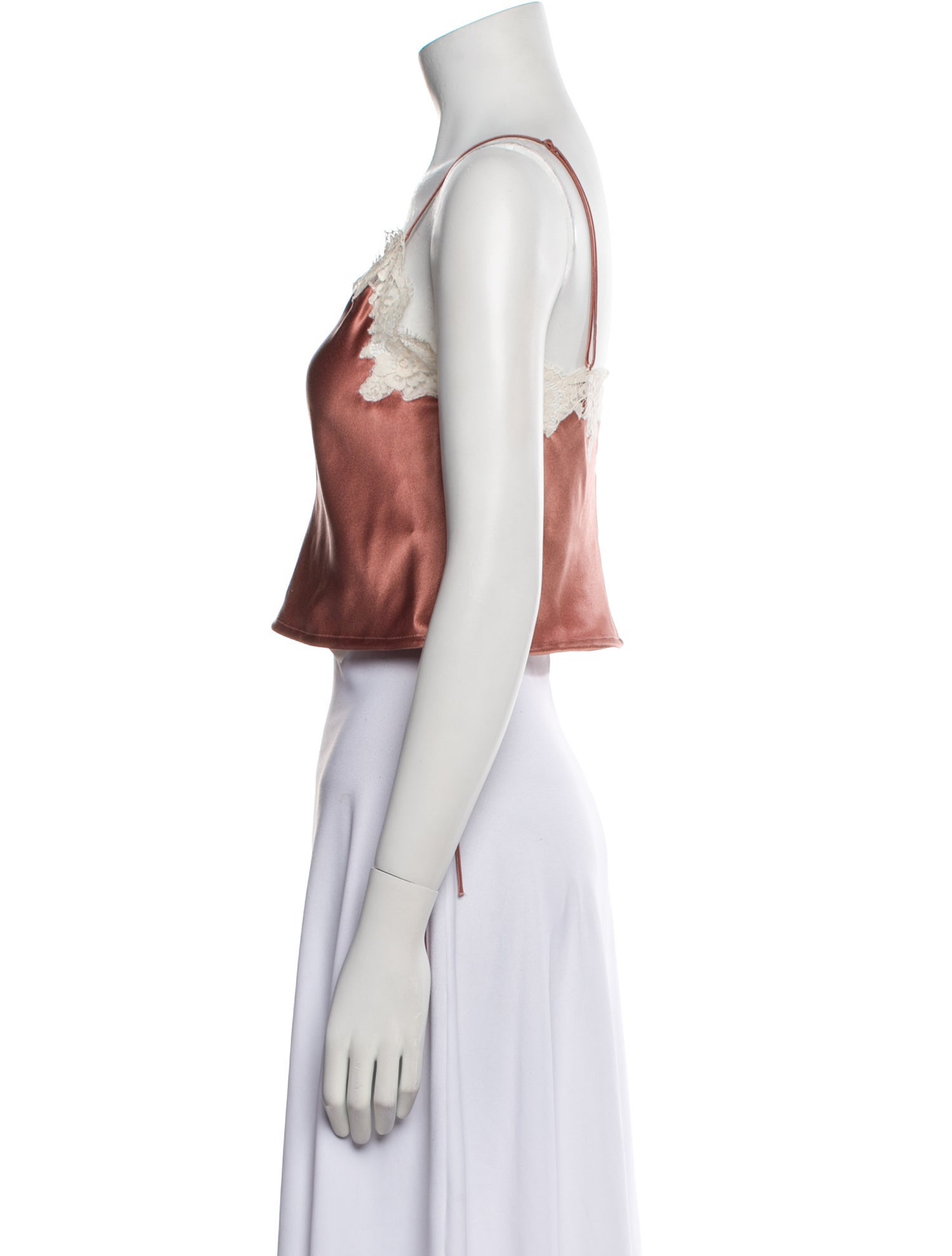 Saint Laurent 2022 Silk Crop Top