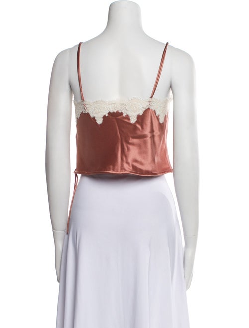 Saint Laurent 2022 Silk Crop Top