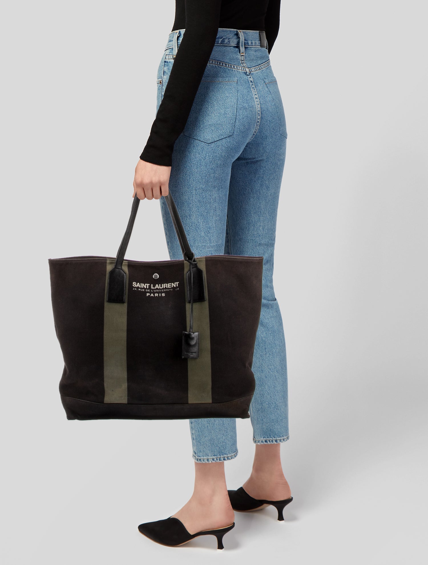 Saint Laurent Canvas Tote