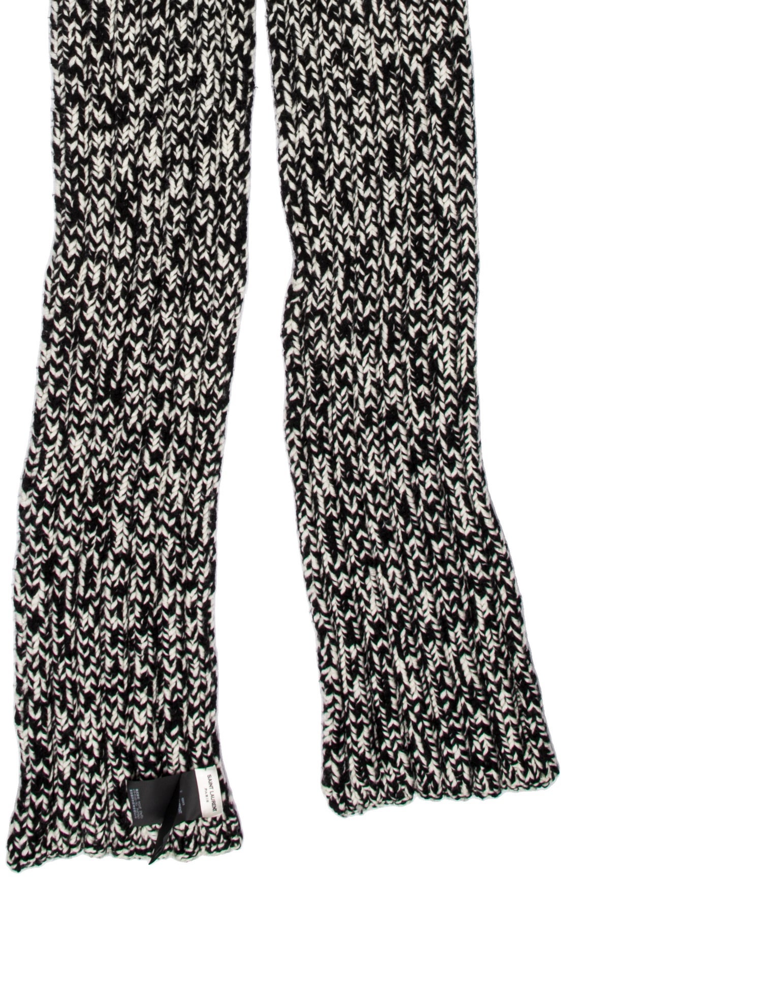 Saint Laurent Wool Printed Scarf w/ Tags