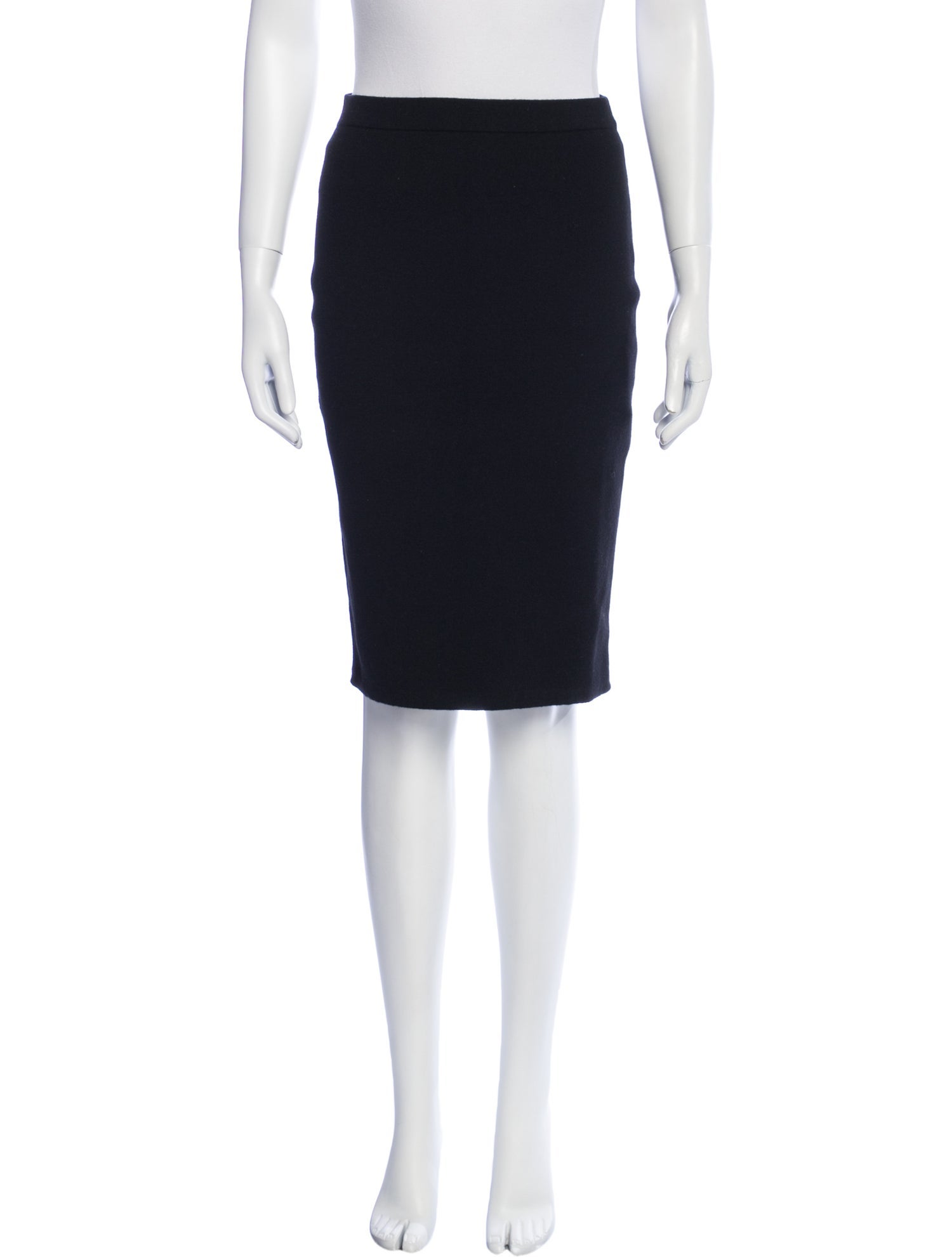 Saint Laurent Wool Knee-Length Skirt