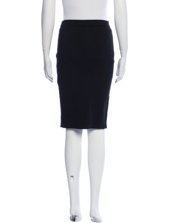 Saint Laurent Wool Knee-Length Skirt