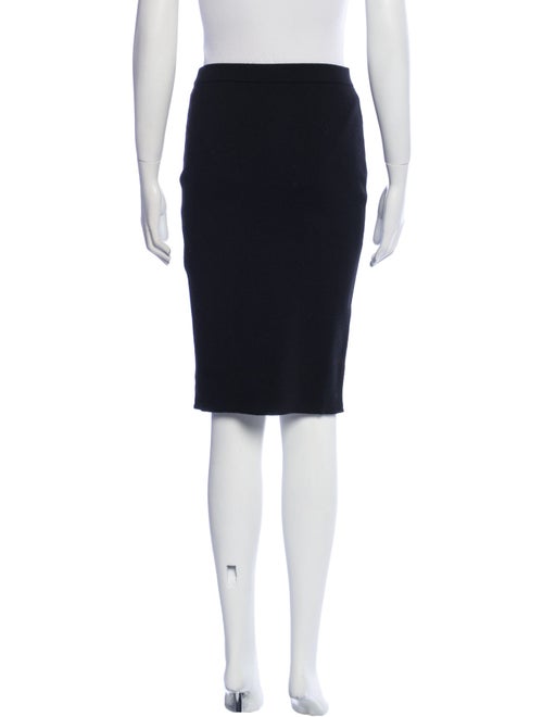 Saint Laurent Wool Knee-Length Skirt