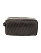 Saint Laurent Pattern Print Leather Cosmetic Bag.