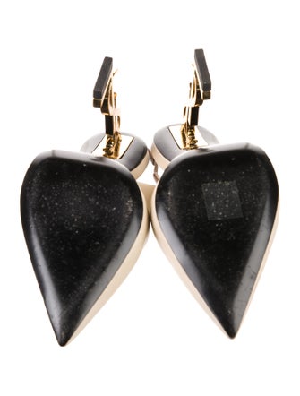 Saint Laurent Leather Slingback Pumps