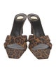 Saint Laurent Animal Print Slides