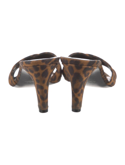 Saint Laurent Animal Print Slides