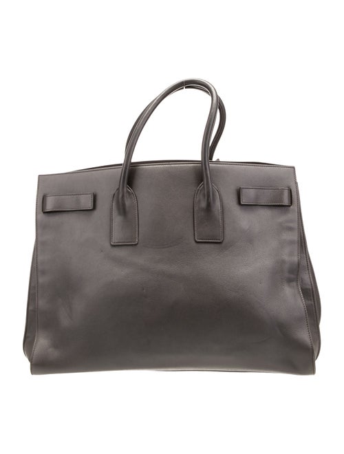 Saint Laurent Leather Sac De Jour Large