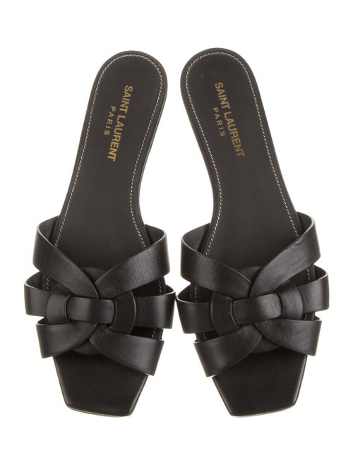 Saint Laurent Leather Slides