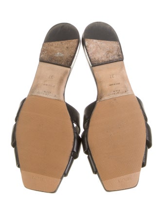Saint Laurent Leather Slides