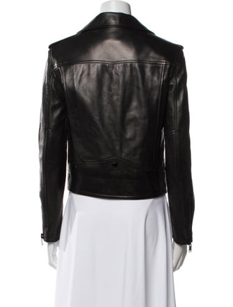Saint Laurent Lamb Leather Biker Jacket