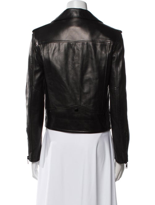 Saint Laurent Lamb Leather Biker Jacket