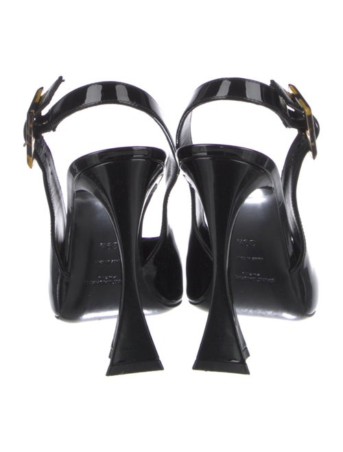 Saint Laurent Patent Leather Slingback Pumps