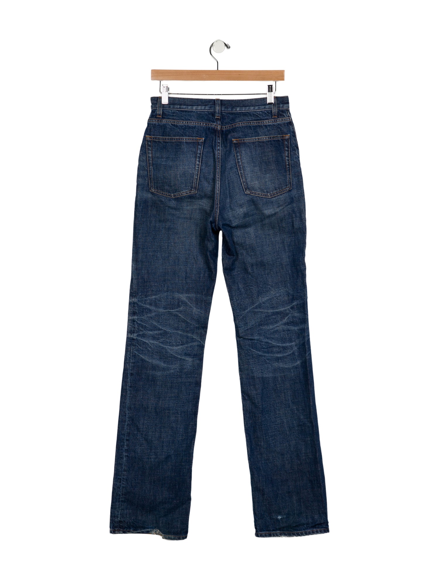 Saint Laurent High-Rise Wide Leg Jeans
