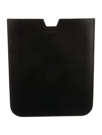 Saint Laurent Leather Laptop Case