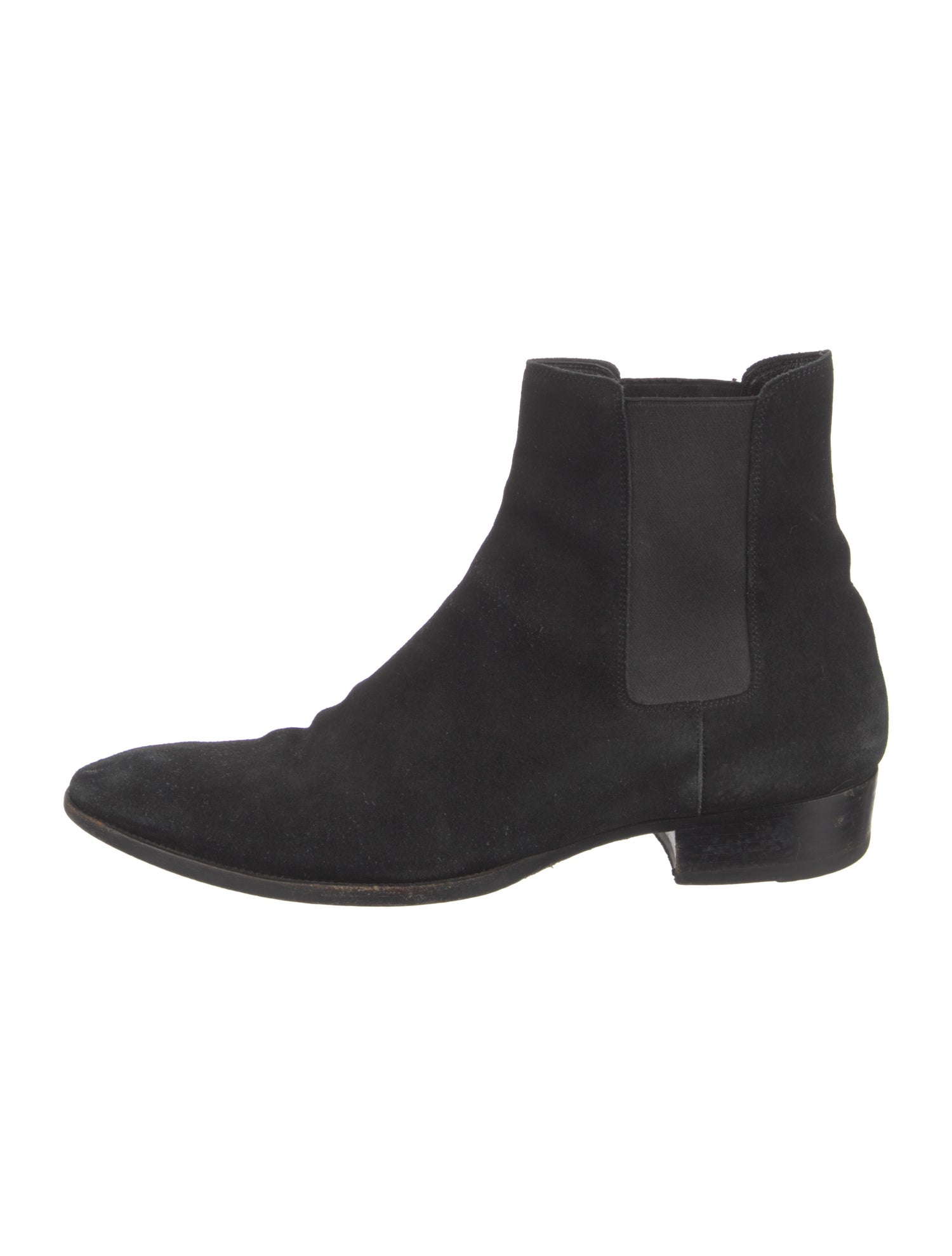 Saint Laurent Suede Chelsea Boots