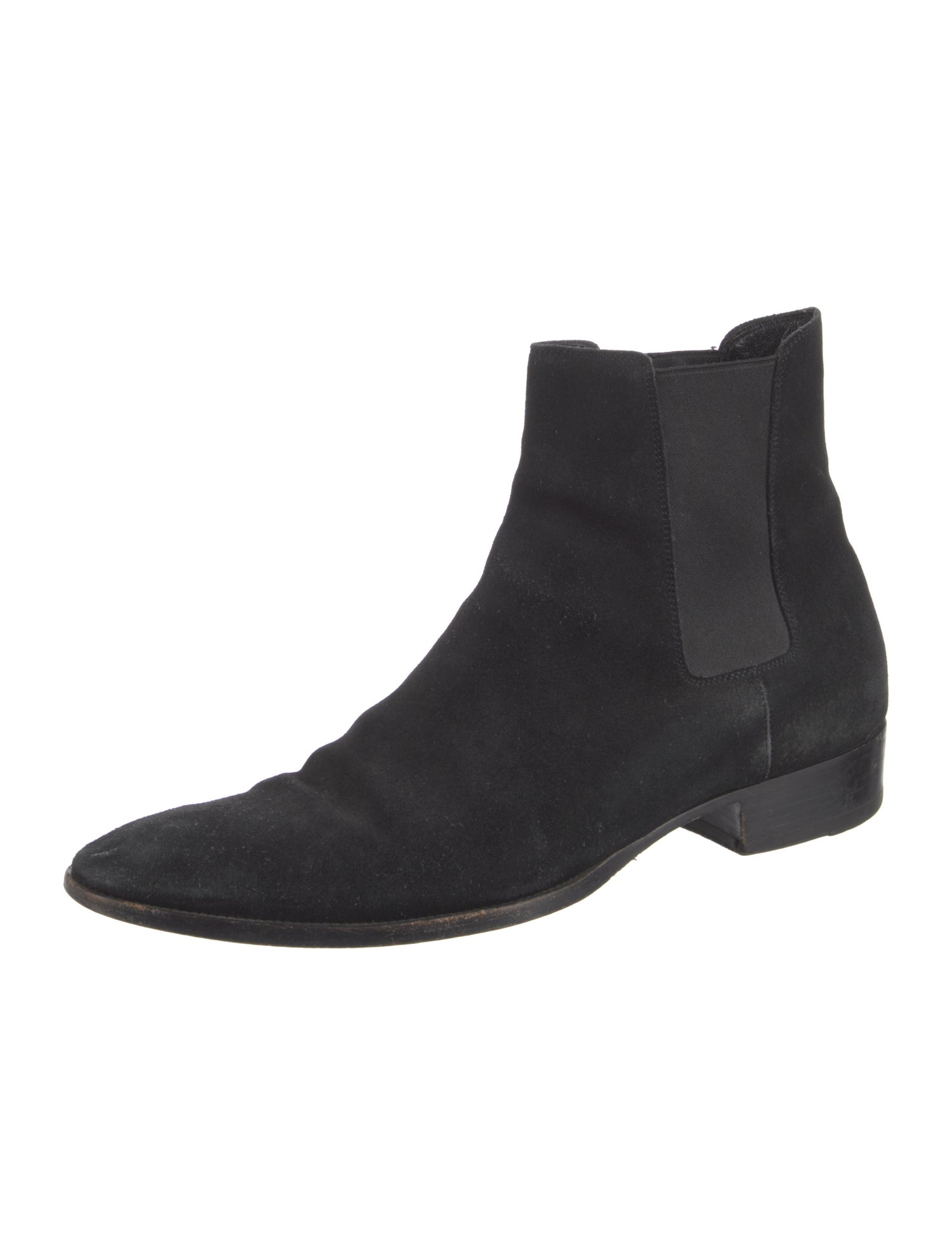 Saint Laurent Suede Chelsea Boots